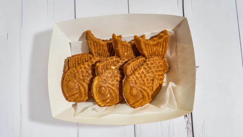 Taiyaki and treats at Heritage Scoop in Prosper, Texas